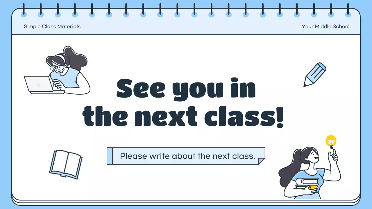 Blue Simple Education Presentation