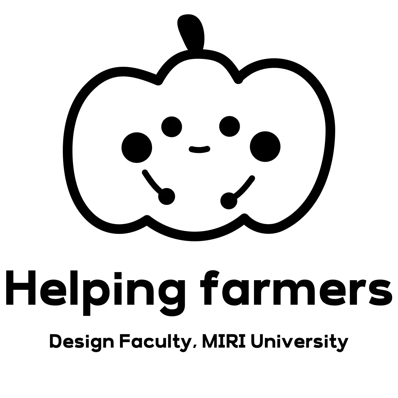 Volunteer in a cute way with pumpkin character illustrations