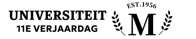 Eenvoudig concept universiteitsherinnering met laurierlogo