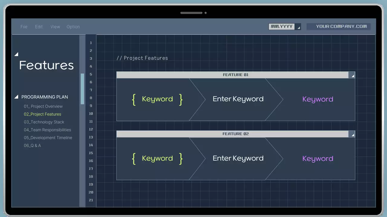 Navy Modern Programming Proposal Pitch Presentation