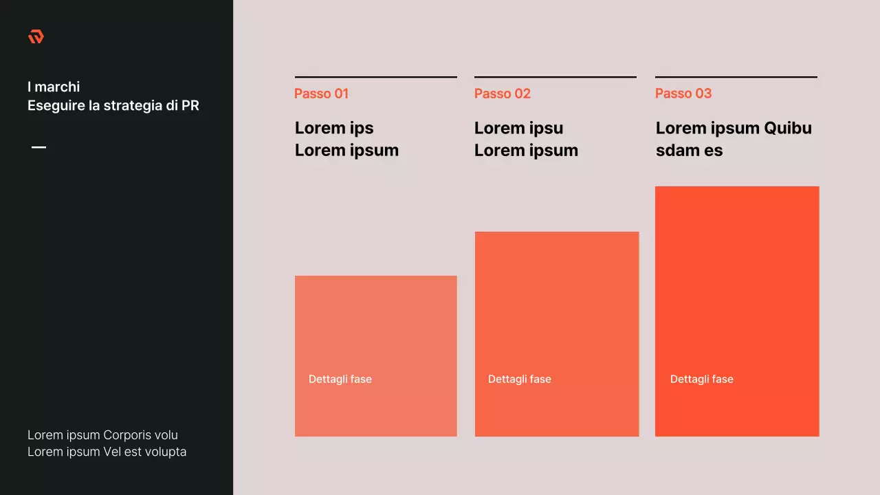 Rapporto di caso su un'agenzia di PR minimalista in beige e nero