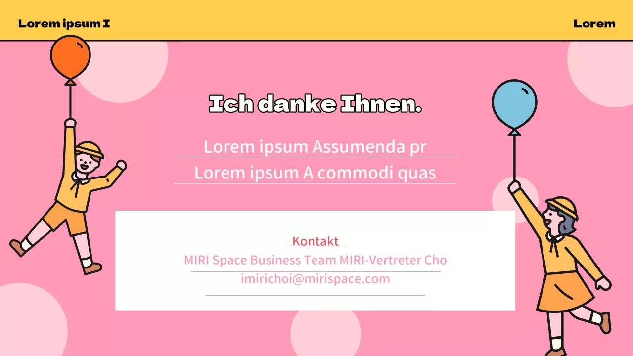 Werbung für die Yellow and Blue Kids Fair