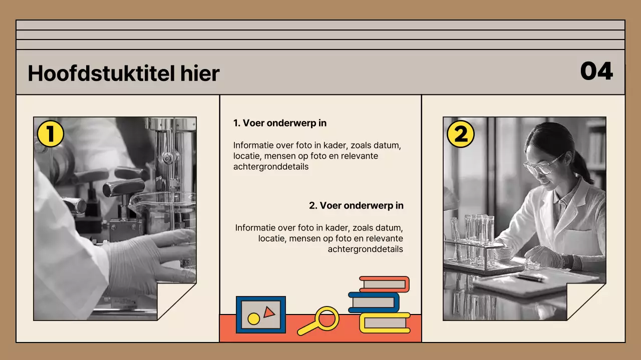 Moderne vrouwelijke wetenschappers promoten in beige en blauw