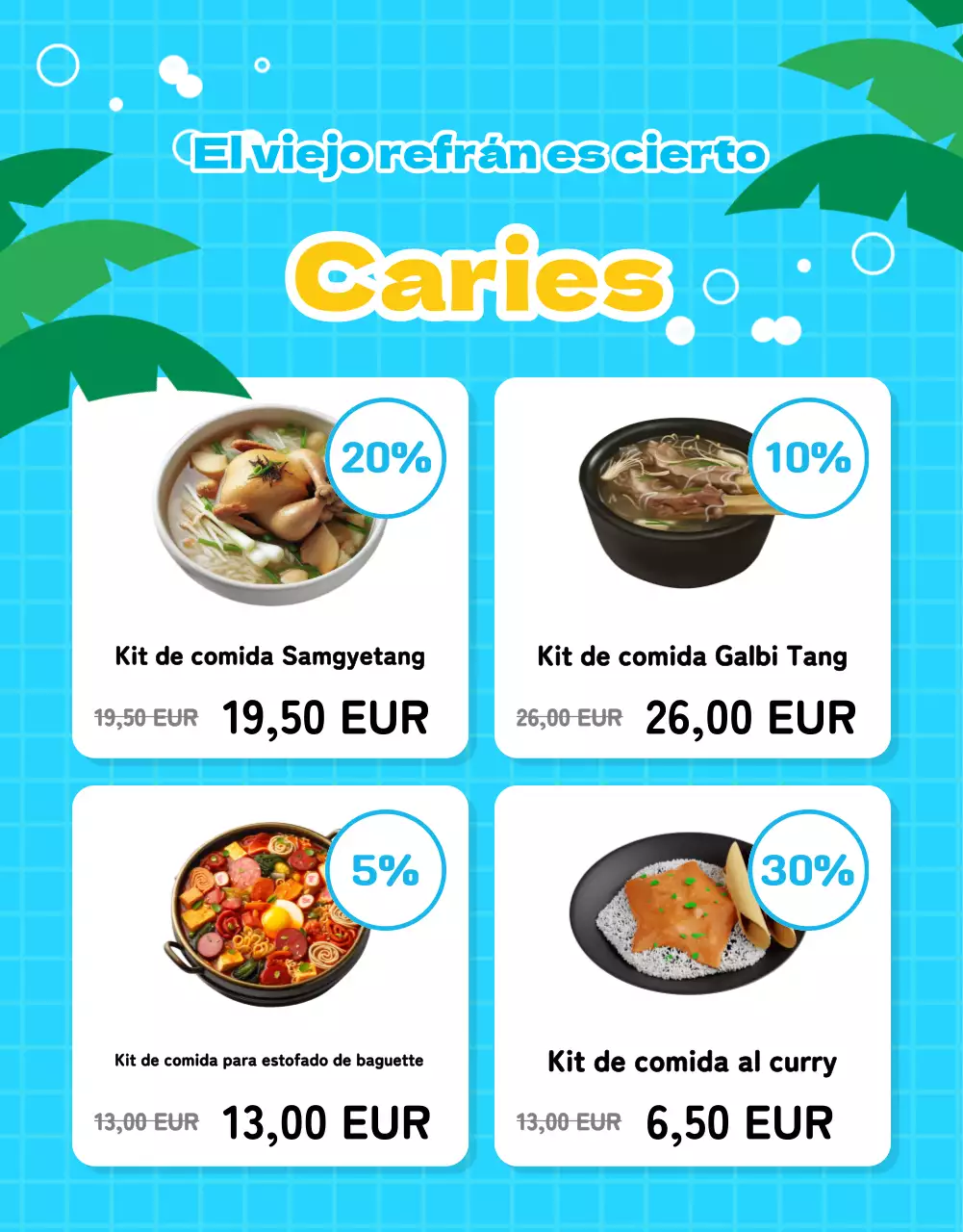 Promociona un bonito verano en azul claro