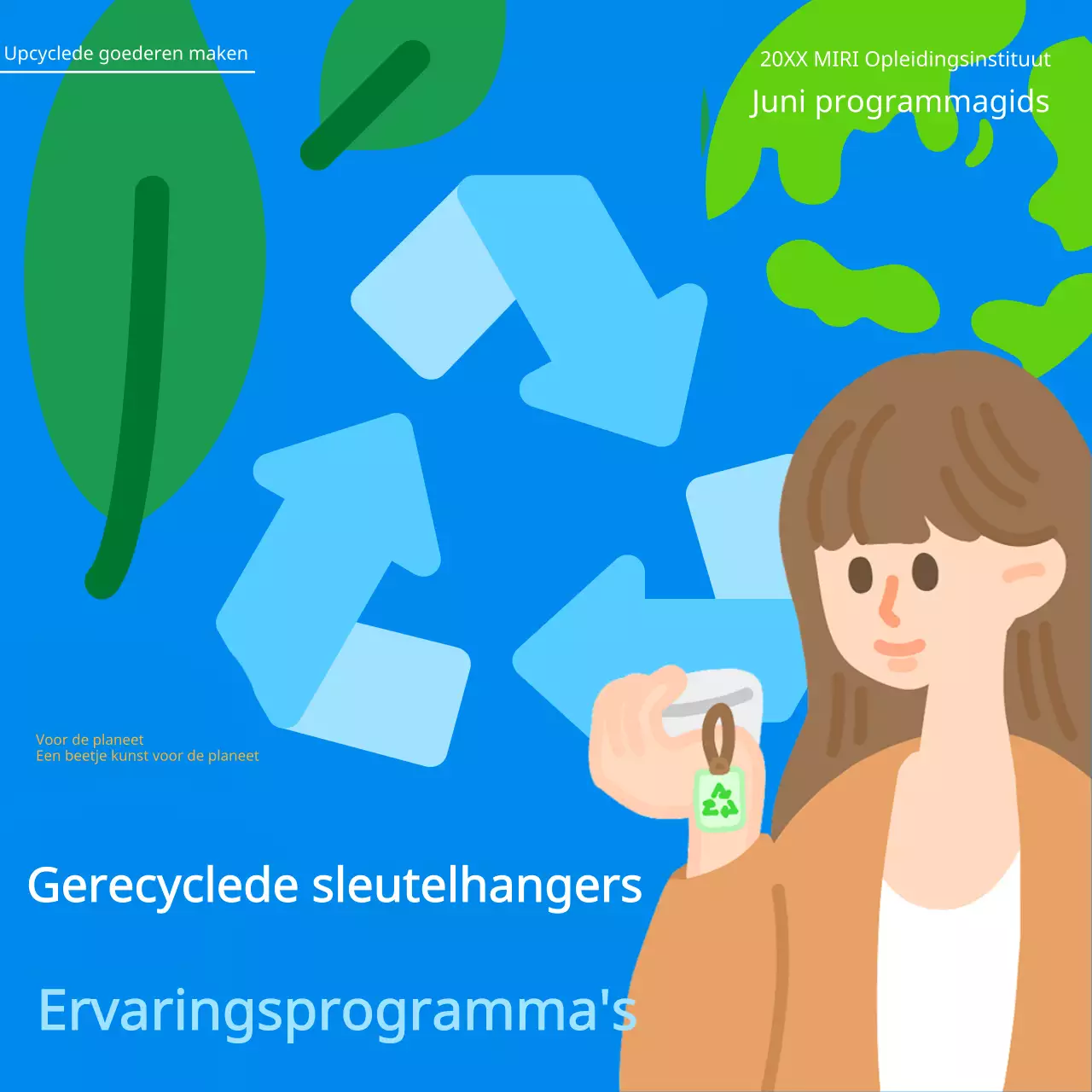Over het programma Pop Art of Recycling in Blue