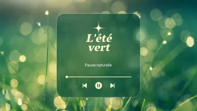 Une ambiance estivale simple en jaune et vert MainTitle