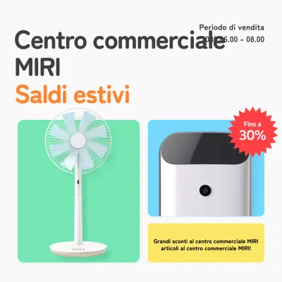 Promuovere una semplice mostra estiva in azzurro