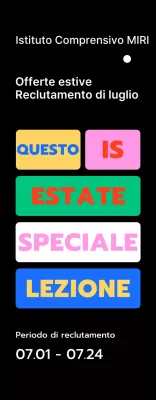 Disegni con riquadri di colore diverso per evidenziare le frasi