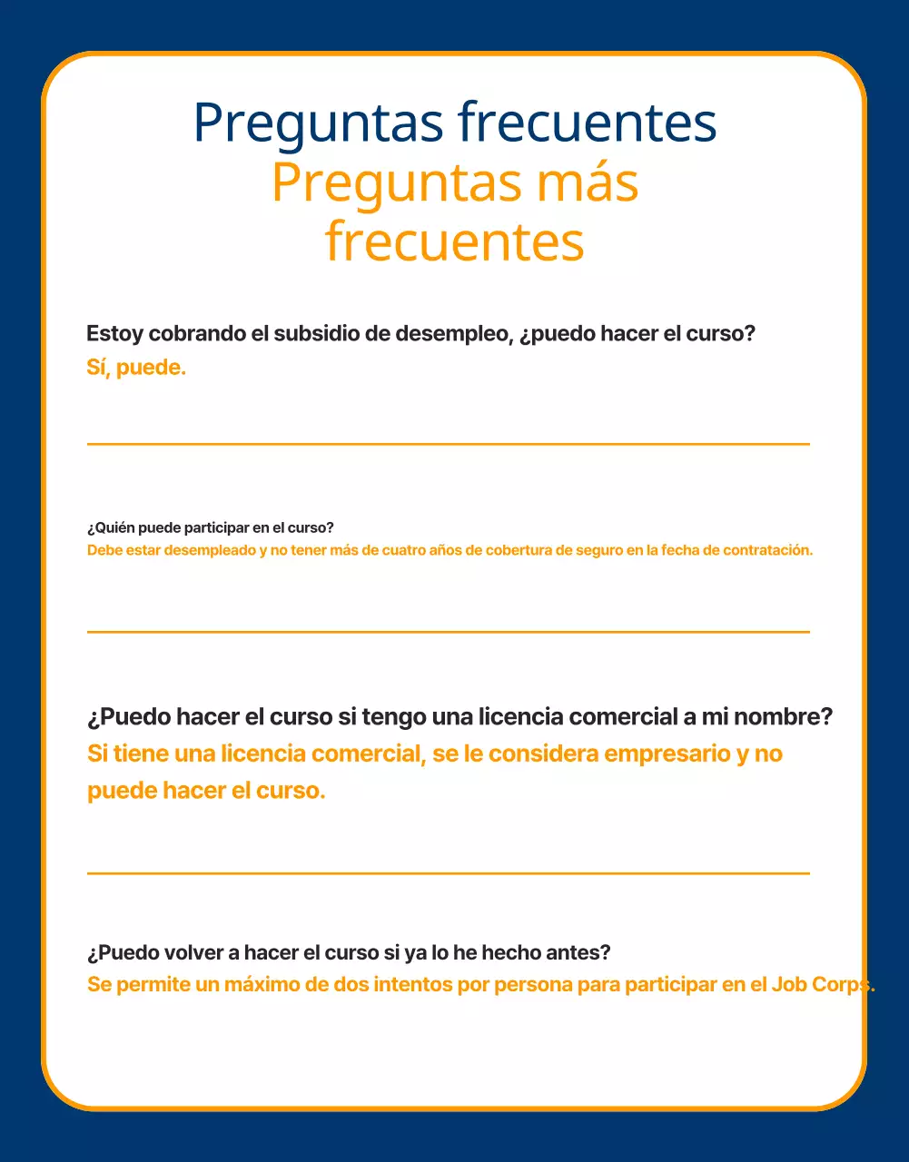 Promover una academia azul marino de empleo juvenil