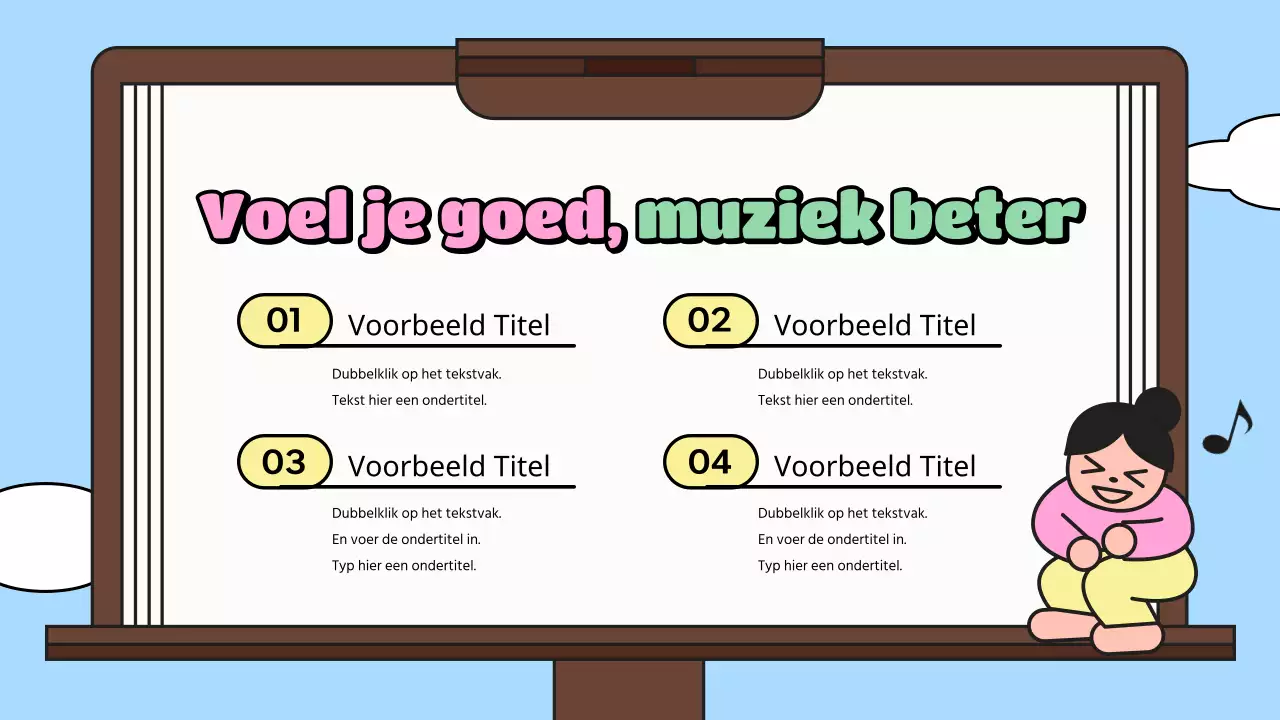 De voordelen van geel en roze Muzieklesmateriaal