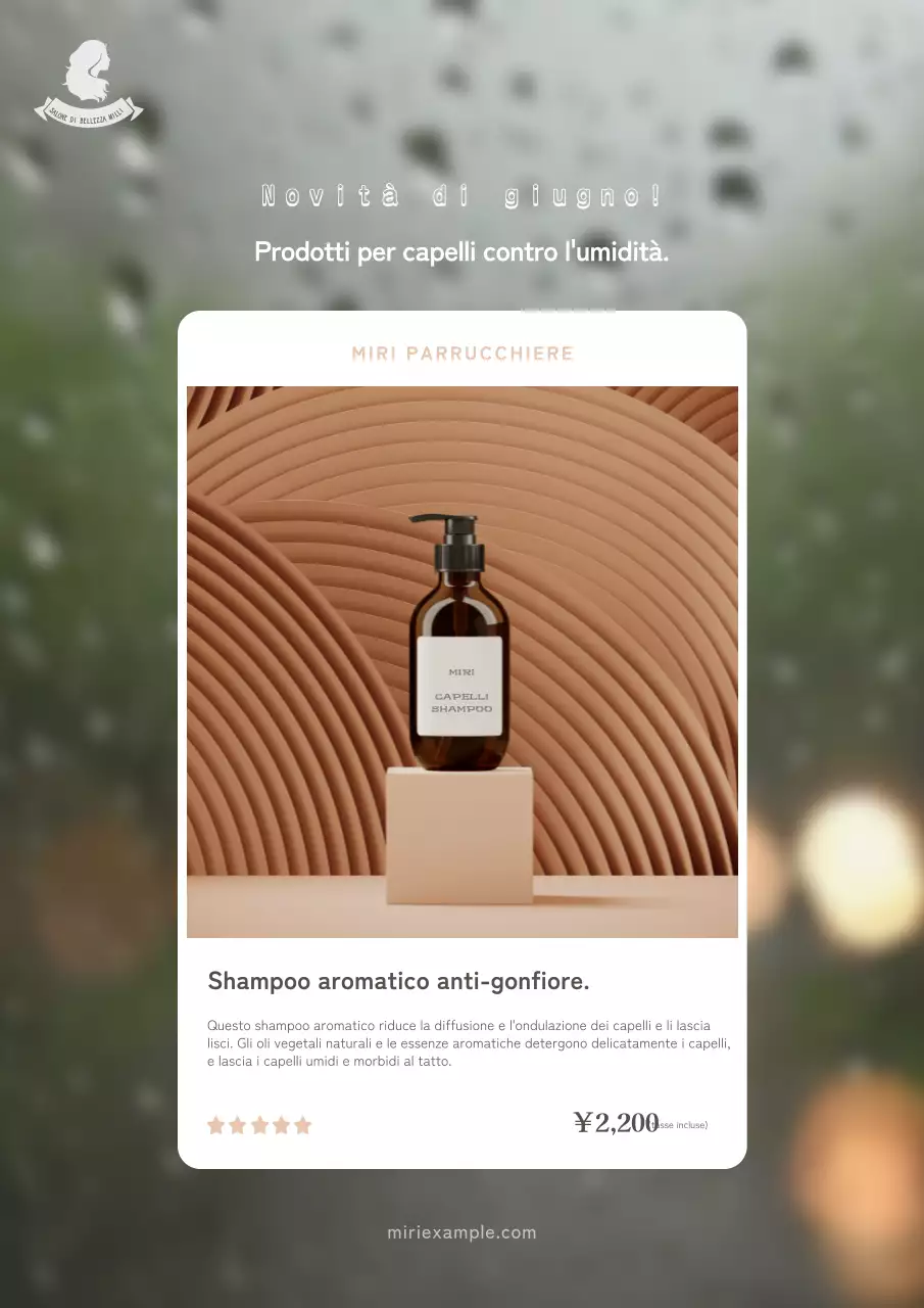 Promuovere i moderni prodotti per la cura dei capelli per la stagione delle piogge in kaki