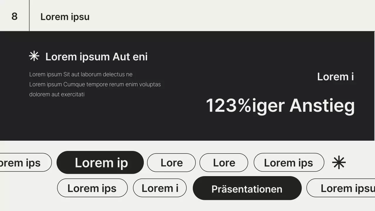Eine einfache Datenvisualisierung in schwarz-weiß