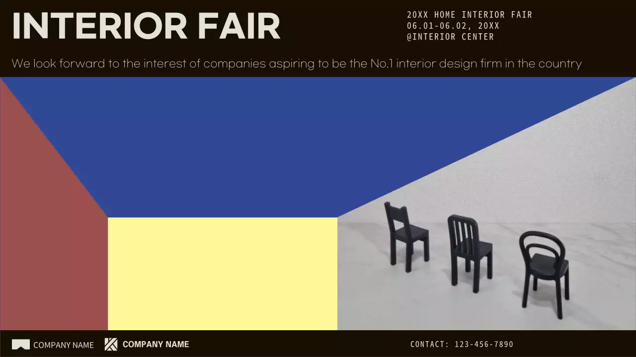 Blue Modern Interior Promotion Presentation