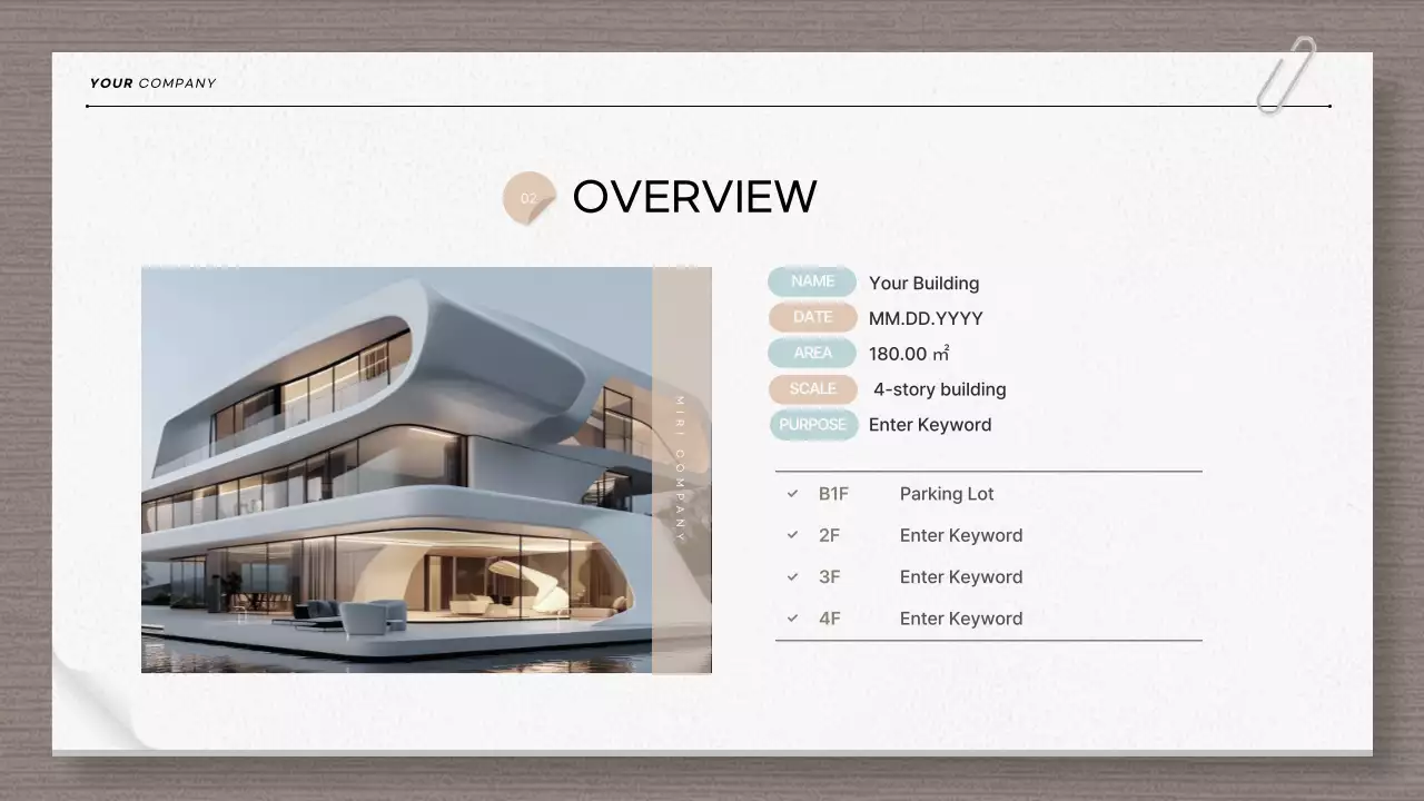 White Modern Architecture Presentation