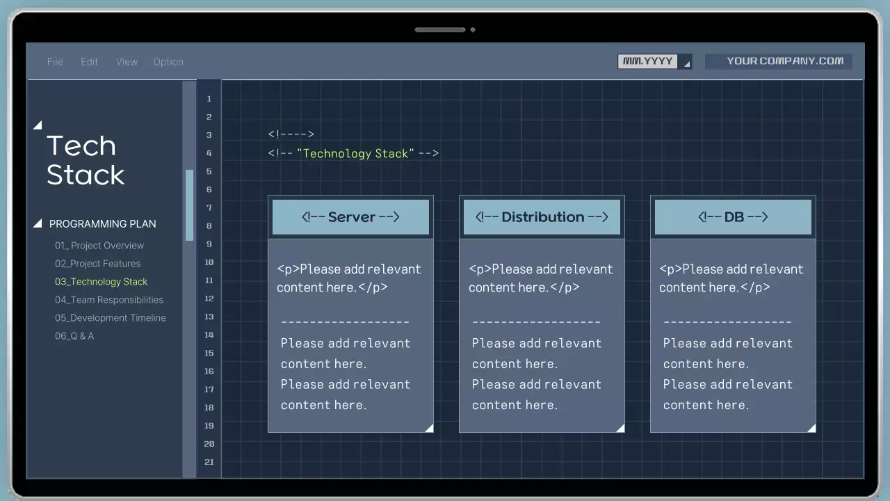 Navy Modern Programming Proposal Pitch Presentation