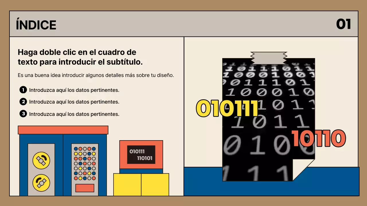 Promoción de las científicas modernas en beige y azul