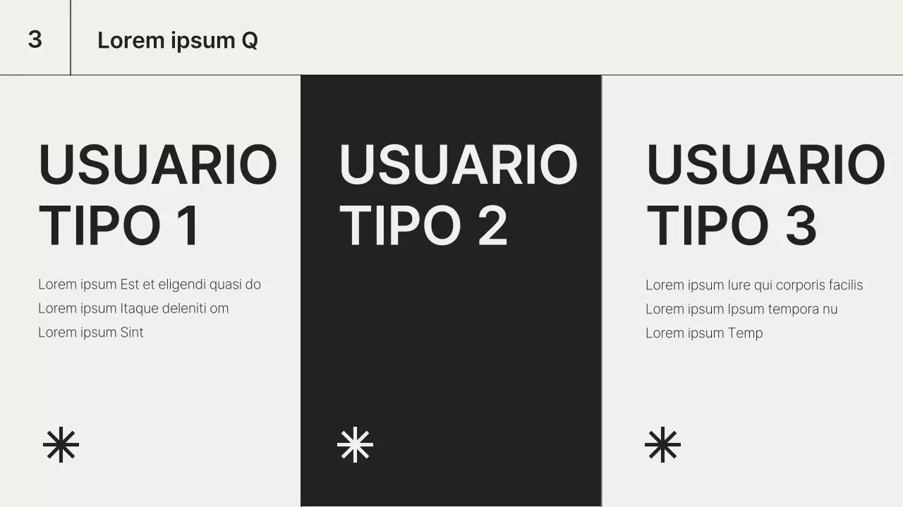 Una sencilla presentación de visualización de datos en blanco y negro