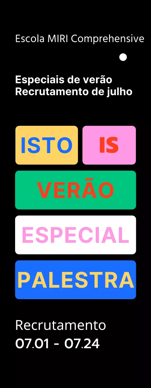 Desenhos com caixas de cores diferentes para realçar as frases