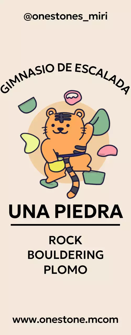 Bonito diseño de tigre trepador
