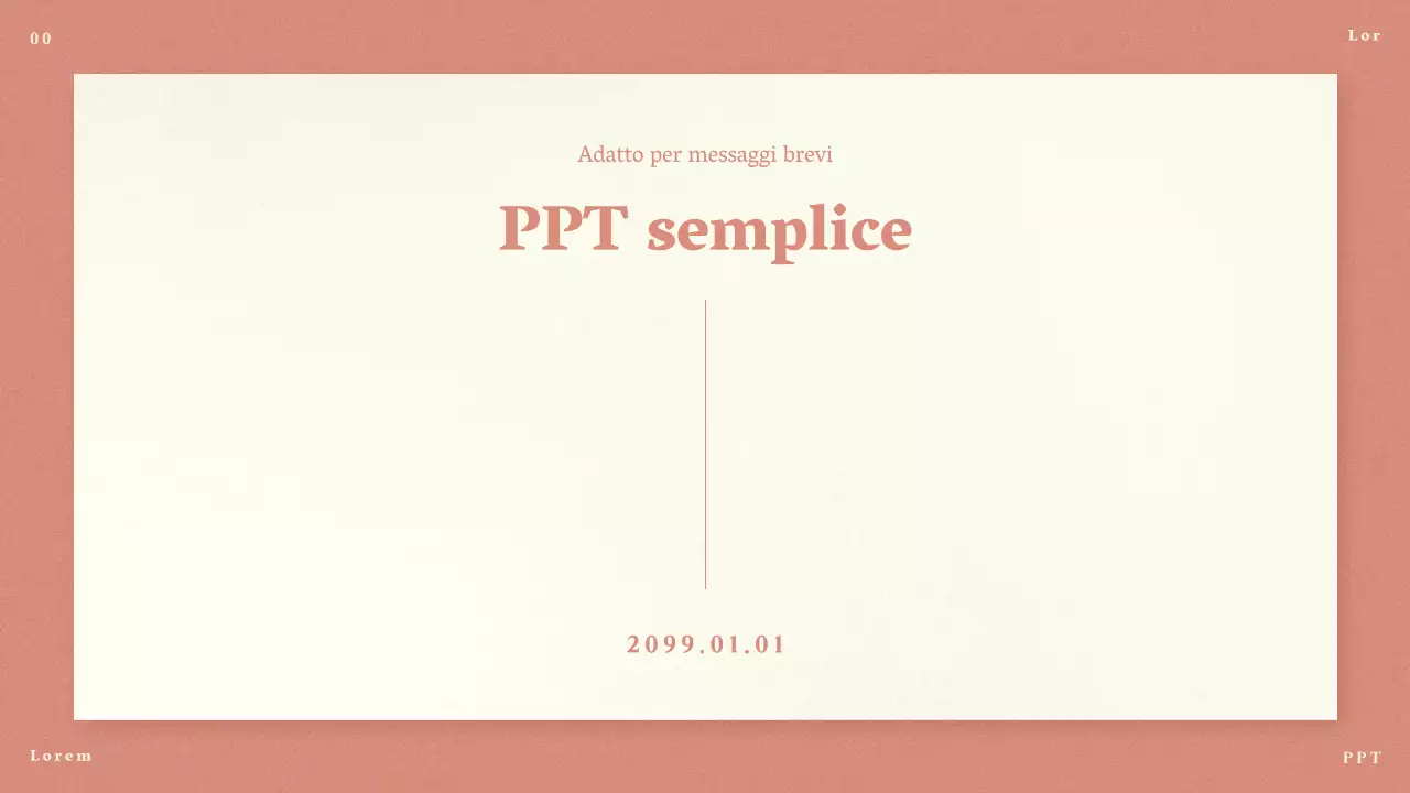 Proposte minimaliste rosa per post lunghi e brevi