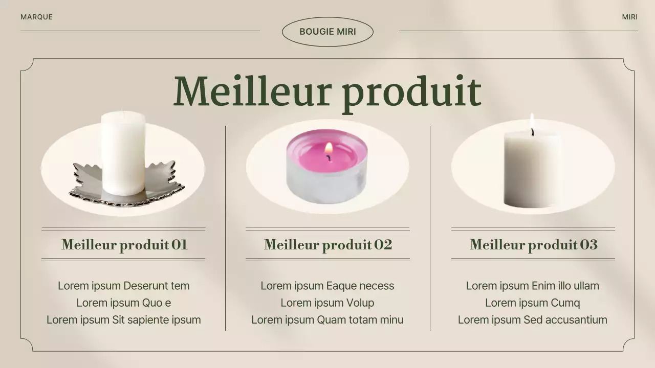 Guide des ateliers de bougies vintage en brun et vert