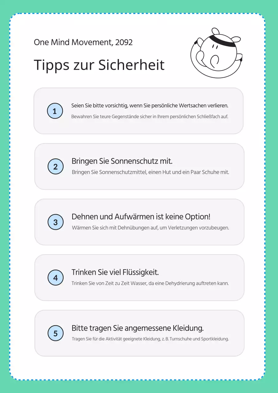 Ein Leitfaden für den gelb-blauen Sporttag