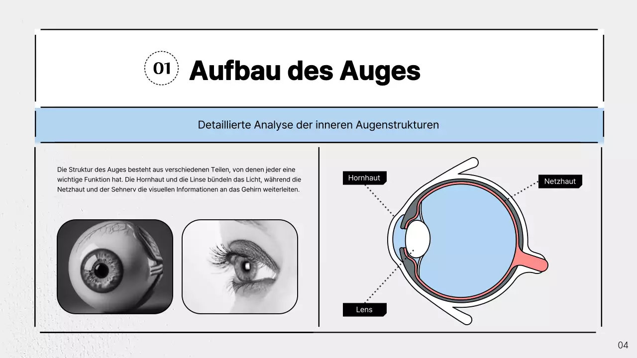 Förderung der modernen Wissenschaft in Hellblau und Grau