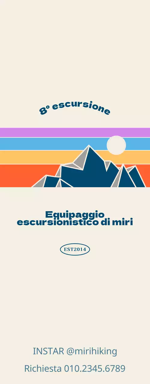 Promuovere l'associazionismo montano con illustrazioni colorate di montagne e paesaggi