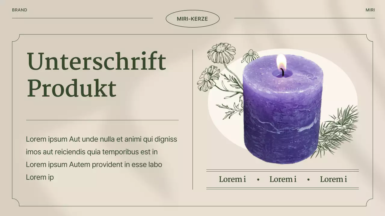 Ein Leitfaden für alte Kerzenwerkstätten in Braun und Grün