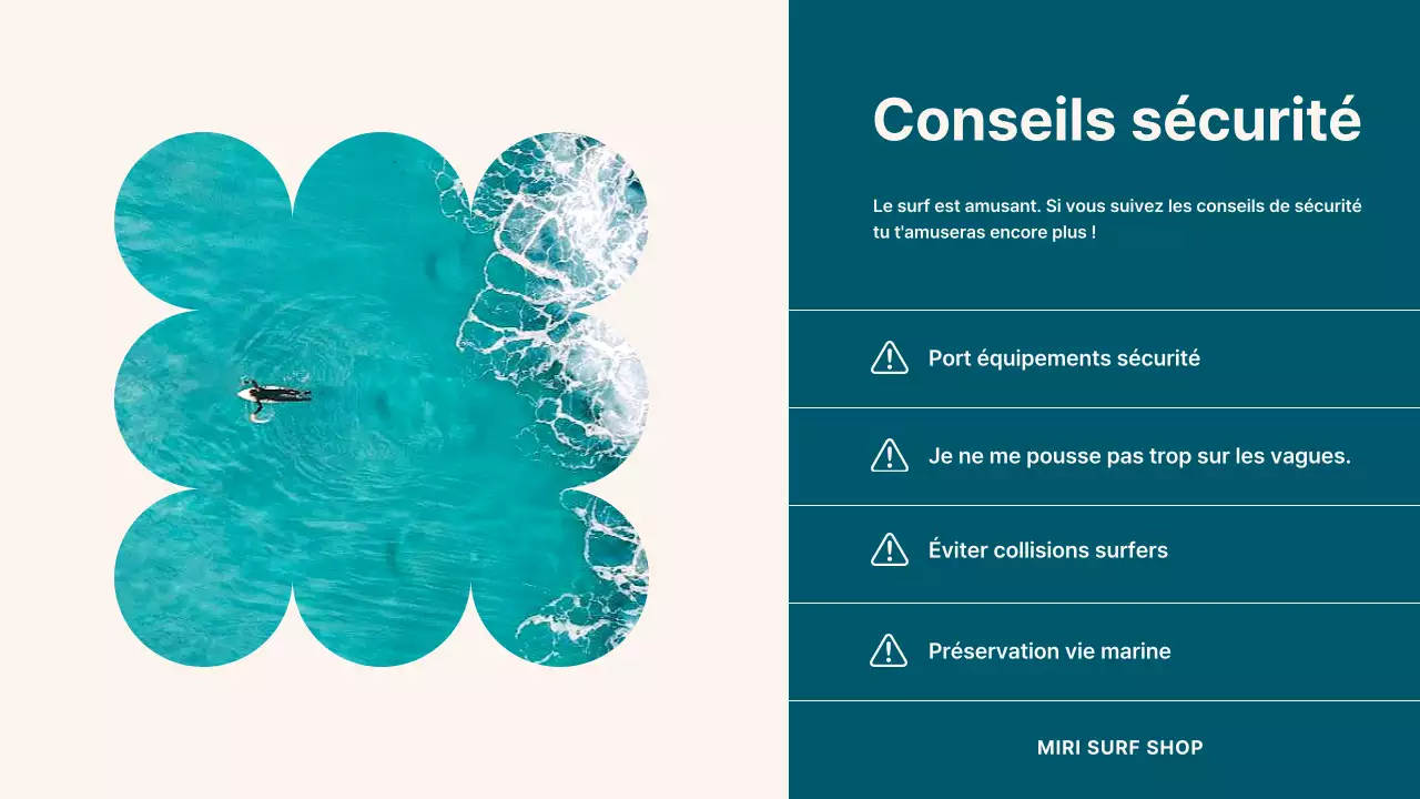 A propos de l'agencement du magasin de surf branché en bleu