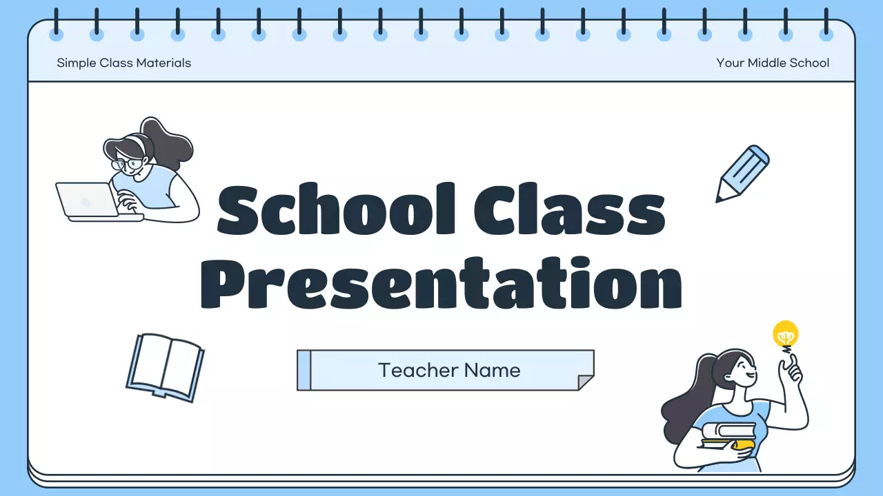 Blue Simple Education Presentation