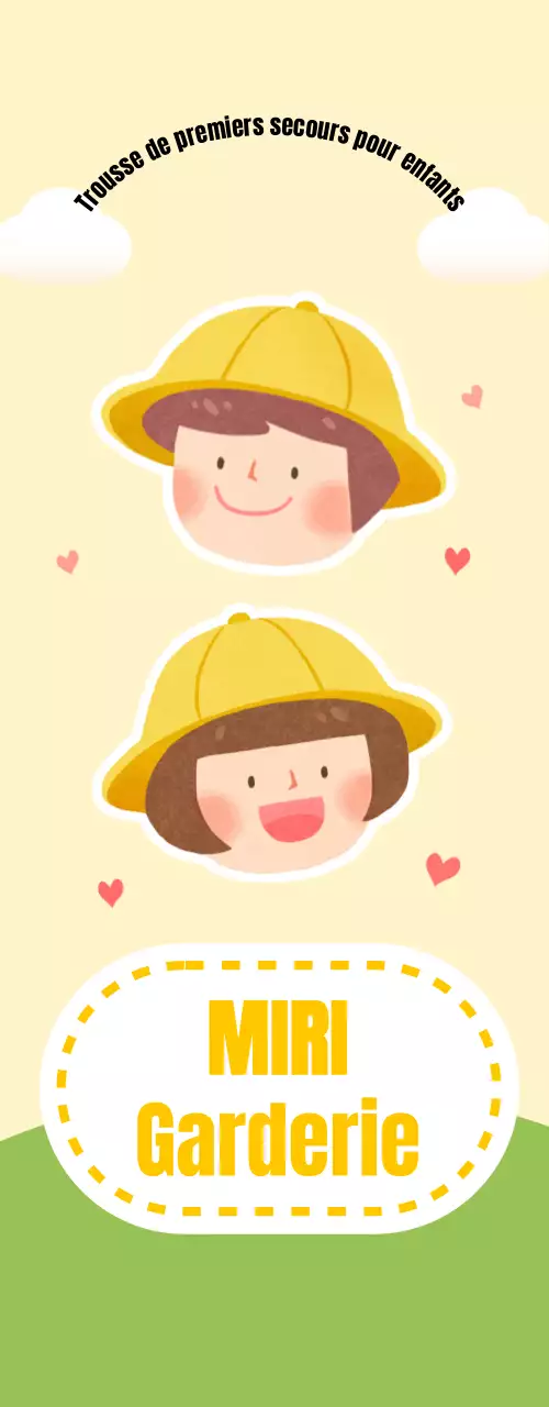 Design d'une chambre d'enfant avec de jolies illustrations d'enfants