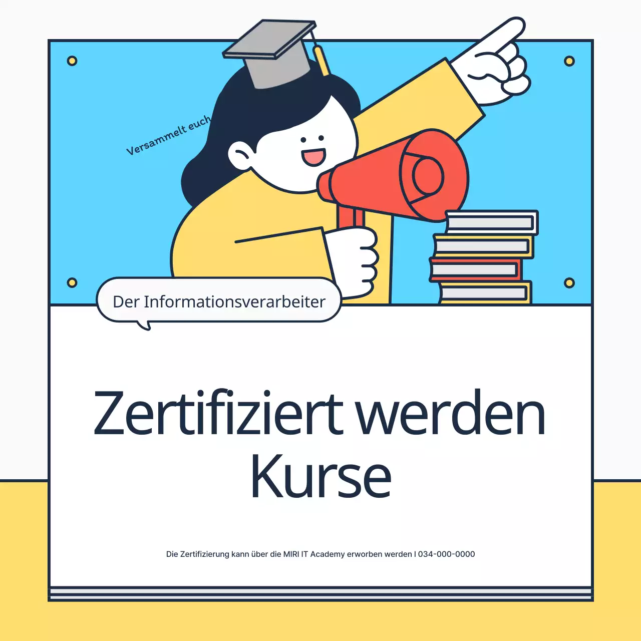 Über die gelbe und hellblaue Zertifizierung