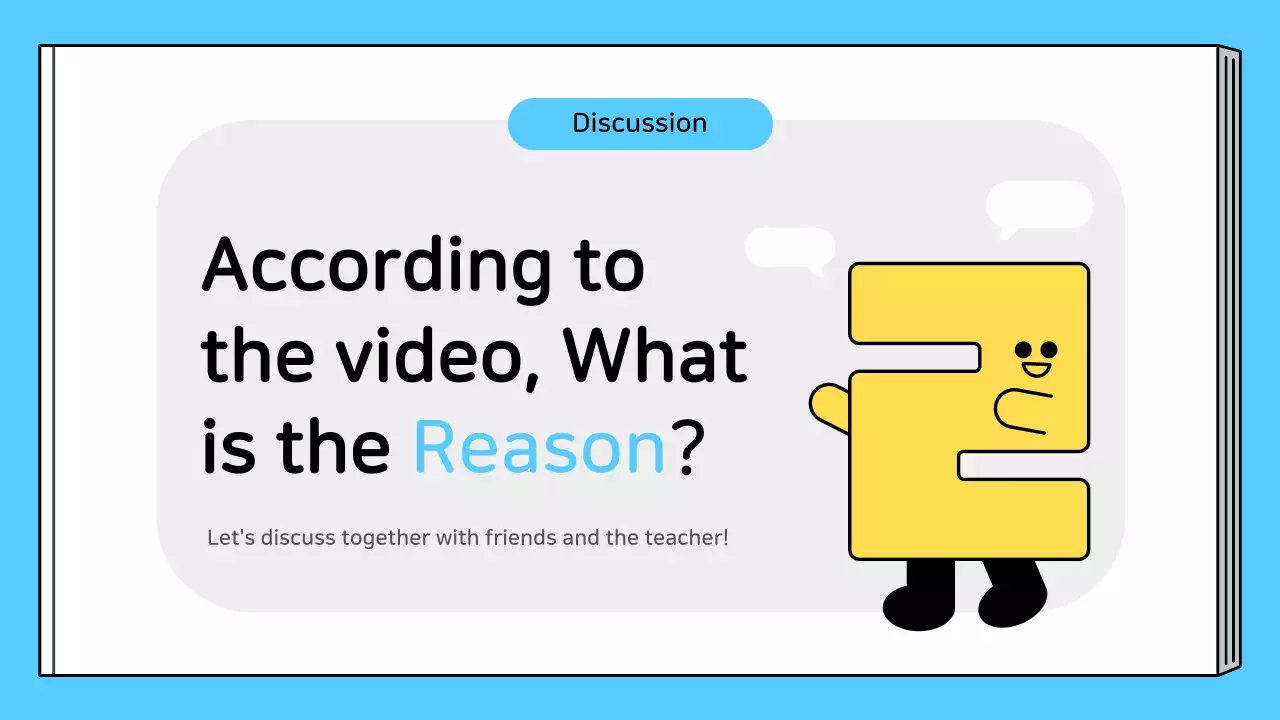 블루 심플 크리티컬 씽킹 가이드 프레젠테이션