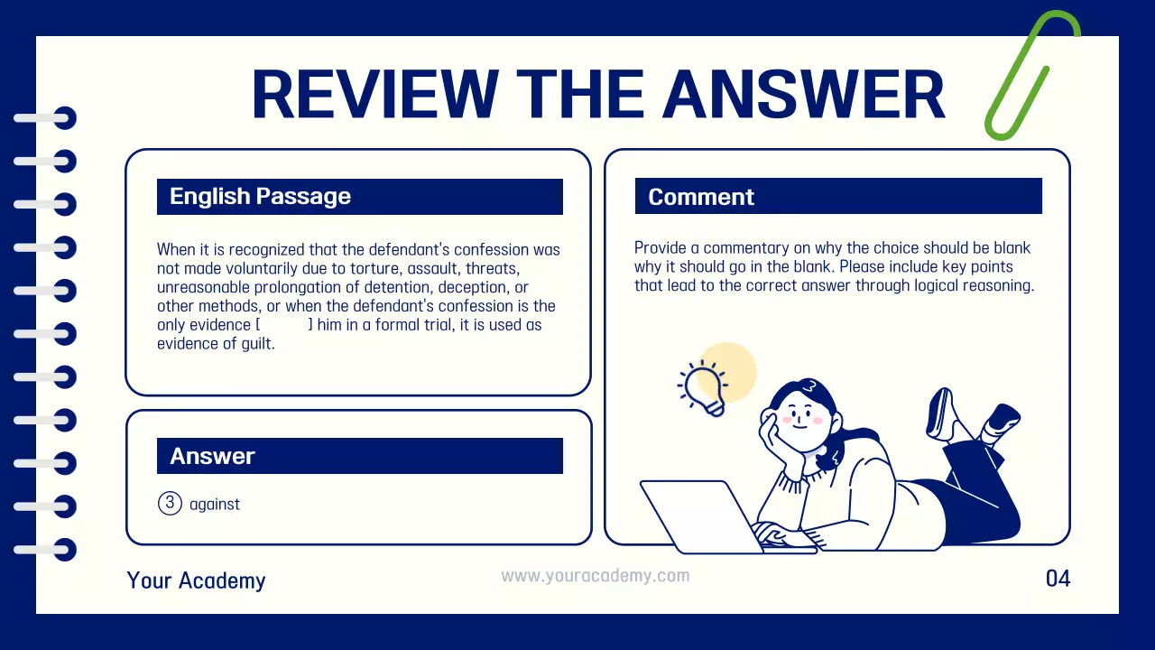 Orange Trendy English Course Advertisement Presentation