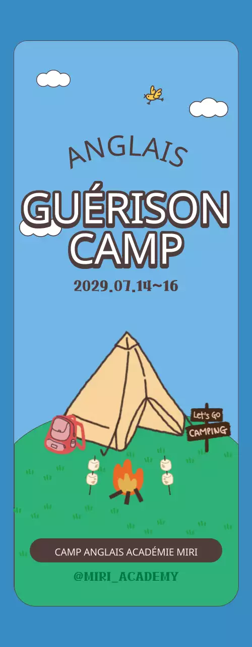 Academy English Camp Concept par Camping Illustrated