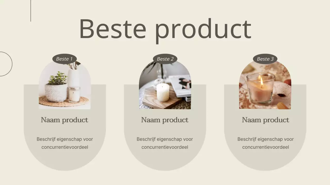 Een luxueus kleinzakelijk merk in bruin en ivoor