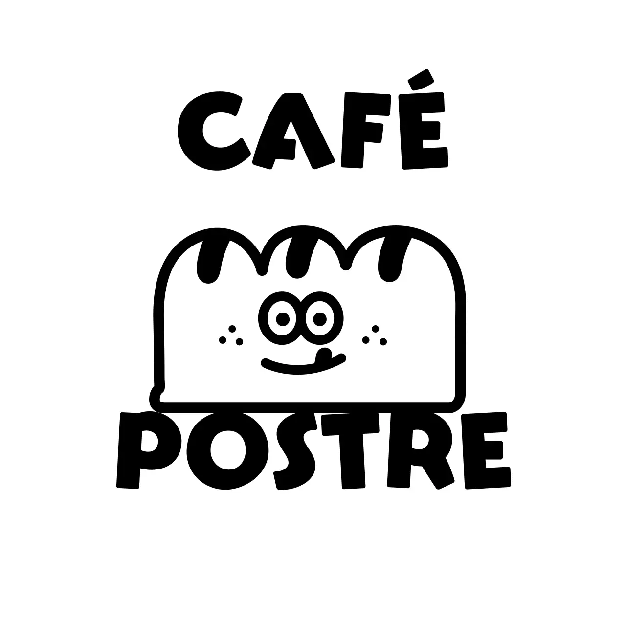 Simpática cafetería de postres con personajes de pan