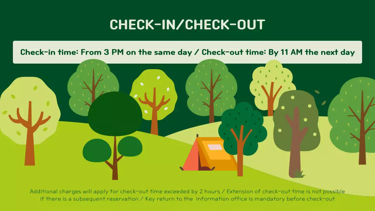 그린 러스틱 캠핑 가이드 프레젠테이션