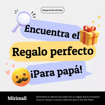 Una venta sencilla para el Día del Padre en malva y amarillo