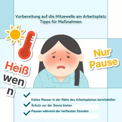 Förderung der hellblauen Hitzewelle