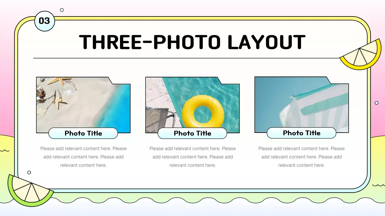 다채로운 장난기 넘치는 브랜드 프레젠테이션