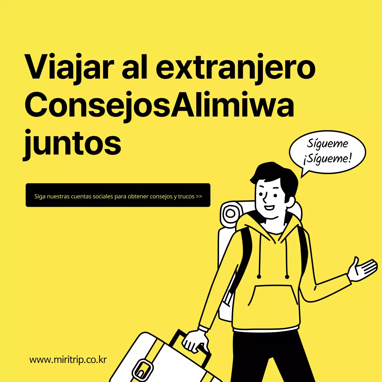 Sobre la sencilla lista de comprobación amarilla y negra para el equipaje internacional