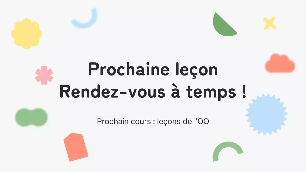 Le plan de cours de l'institutrice grise et douillette