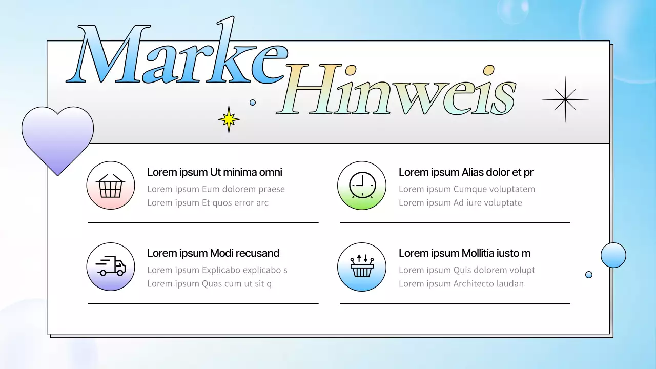 Kitschiger Markenslip für den Sommer in Blau