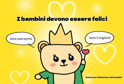 Un centro benessere per bambini luminoso e divertente con simpatici personaggi