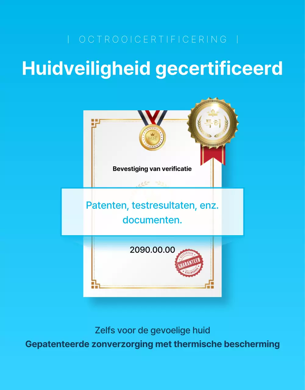 Promoot zomerse seizoensgebonden zonnefilters in trendy mint- en lichtblauwe tinten