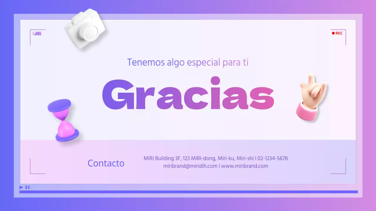 Púrpura y azul, edición de vídeo cibernético para promover clases de superación personal