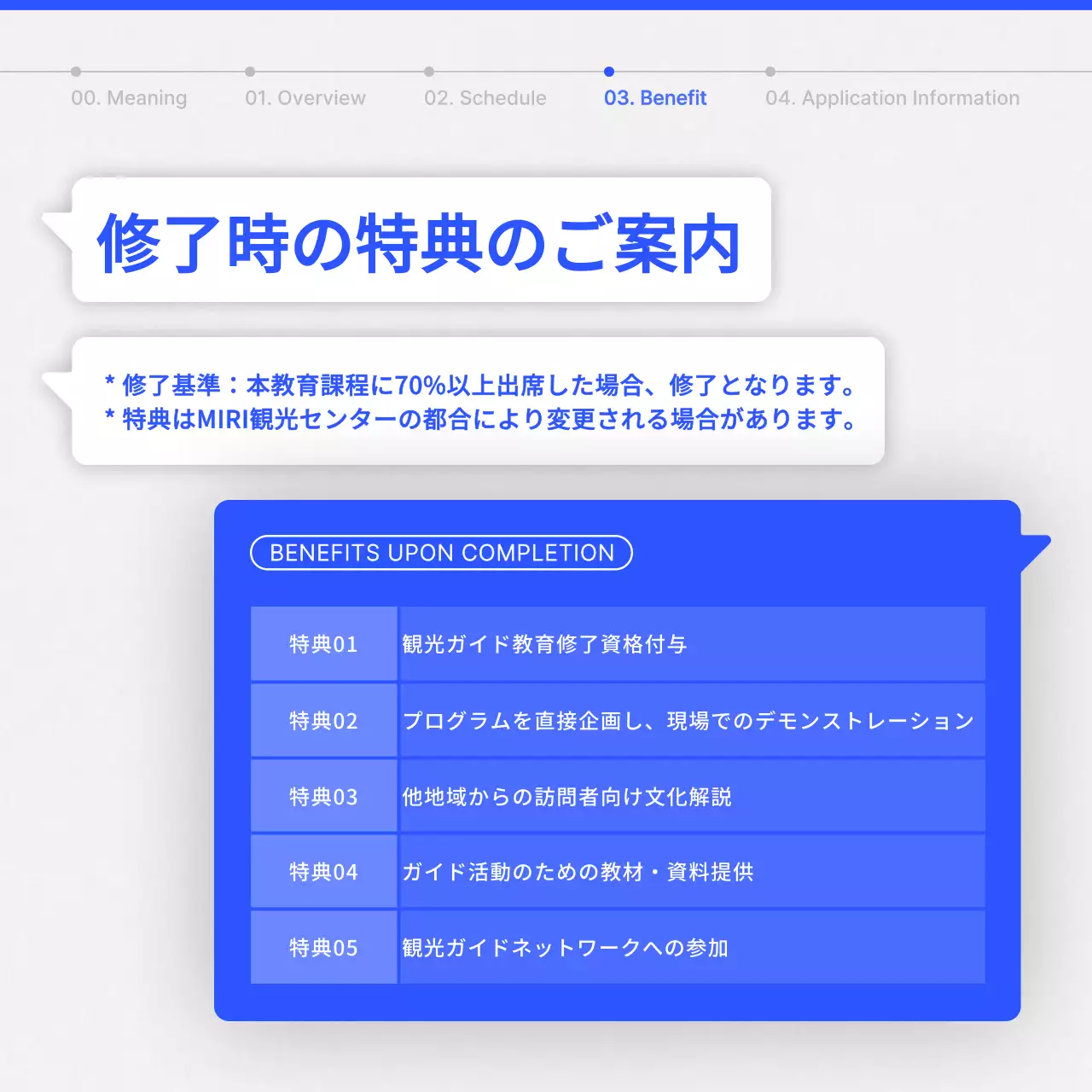 青 シンプル 観光ガイド 企画書 Instagram カルーセル
