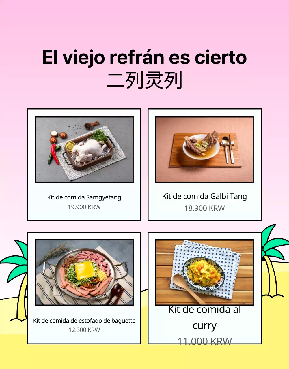 Promueve un verano tropical en azul claro y rosa